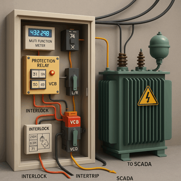 MV TYPICAL DRAWING FOR TRANSFORMER FEEDER (PDF & DWG)